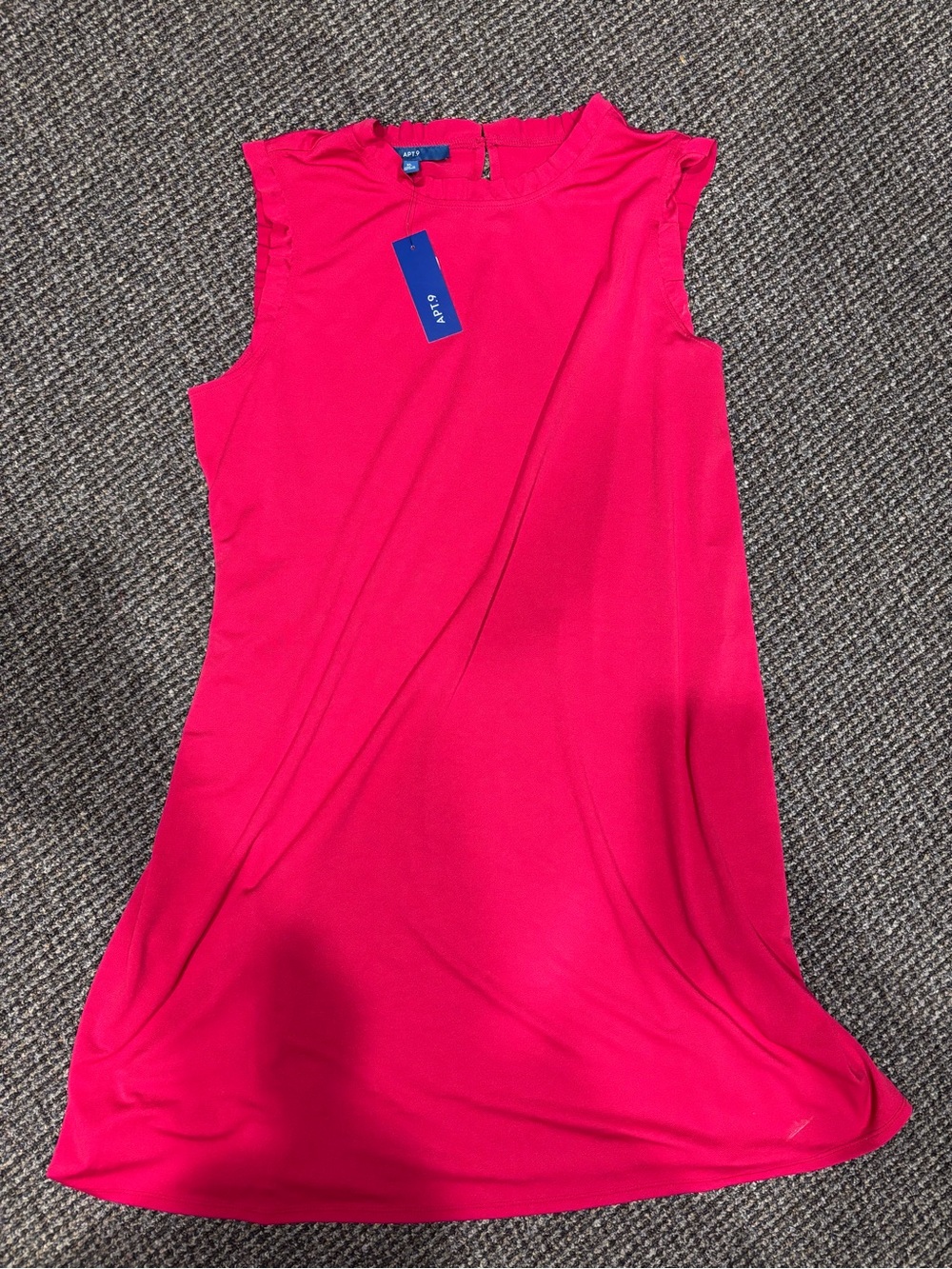 NWT Apt. 9 Bright Pink Sleeveless xl dress